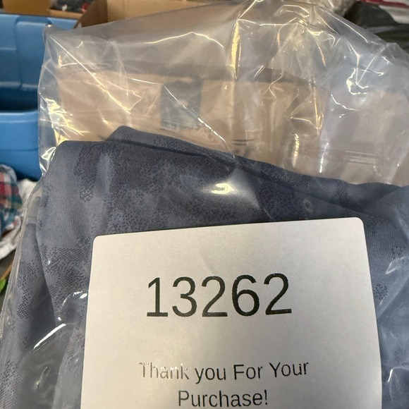 Nike Tiger Woods Golf Polo Shirt Mens Medium Blue Digital Camo Dri Fit ADV Snap - Picture 12 of 12